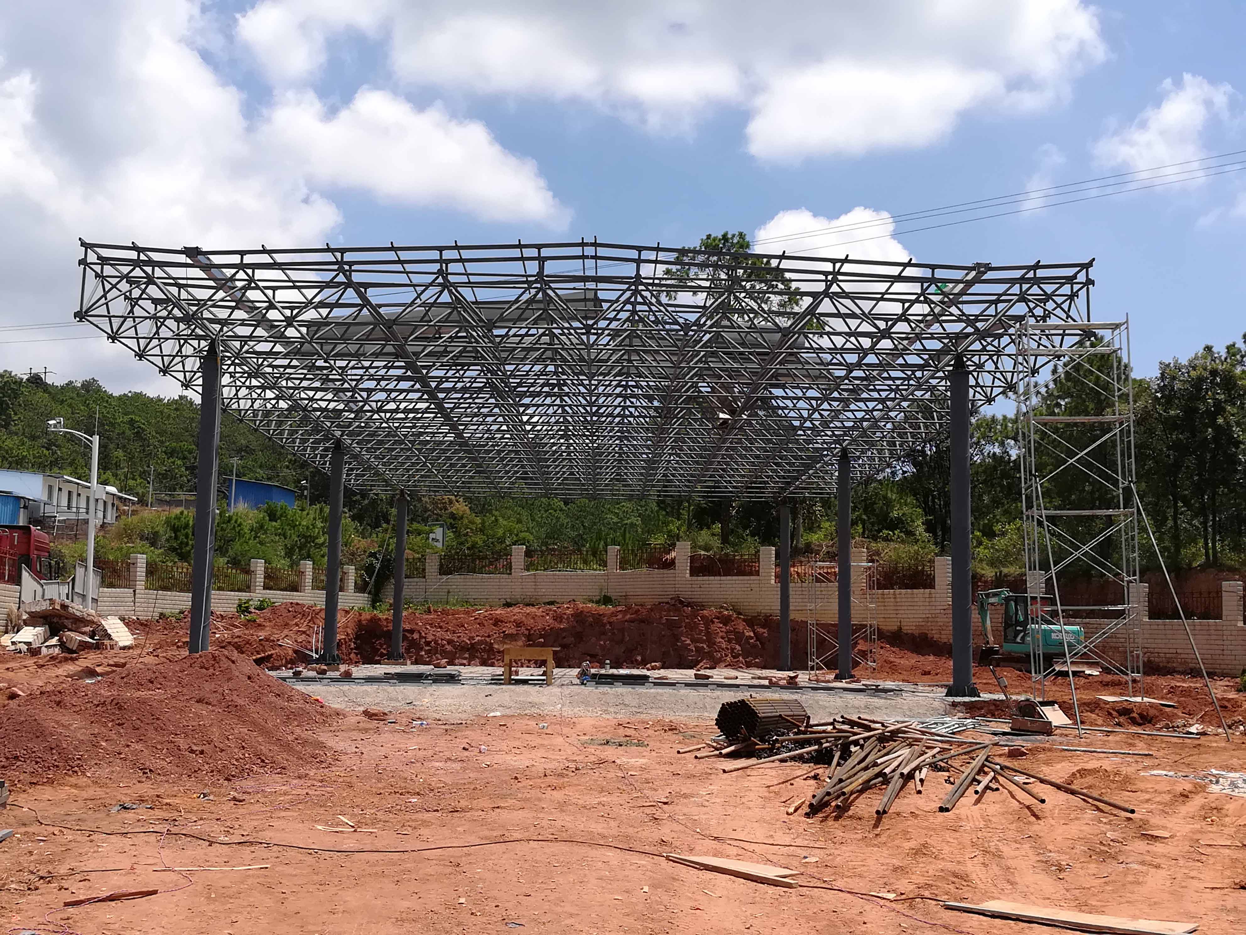 湛江加油站网架屋面