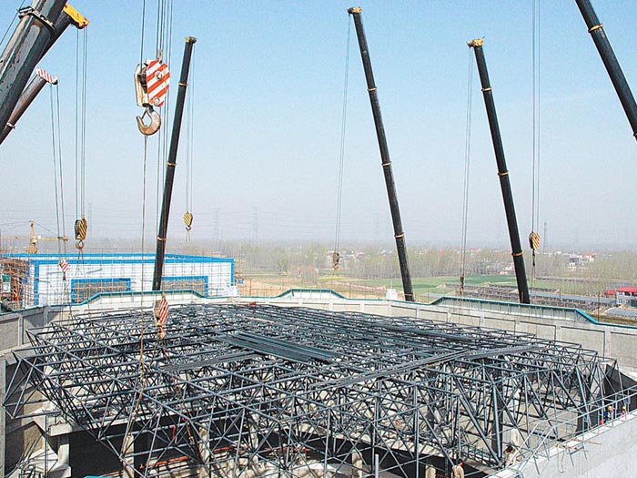 湛江网架高空滑移法